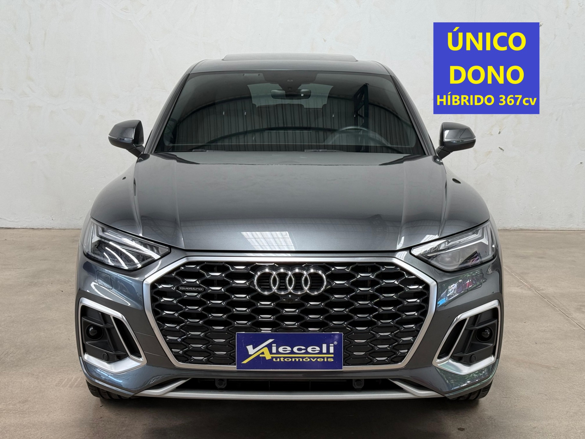 Audi Q5 SB Perf. 2.0 TFSIe S.Tr. Qt (Hib.) na cor Cinza no Porto Alegre / RS - 6471