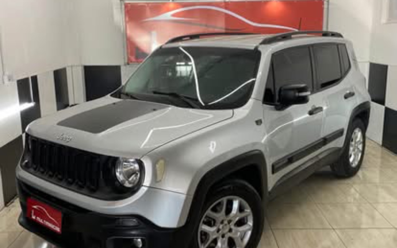 Jeep Renegade Limited 1.8 4x2 Flex 16V Aut. na cor Cinza no Gravataí / RS - 7190