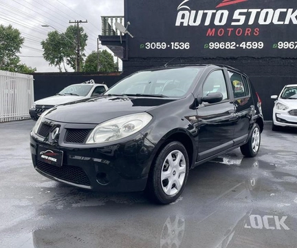 Renault Sandero 2009 Preto — foto 1 de 3