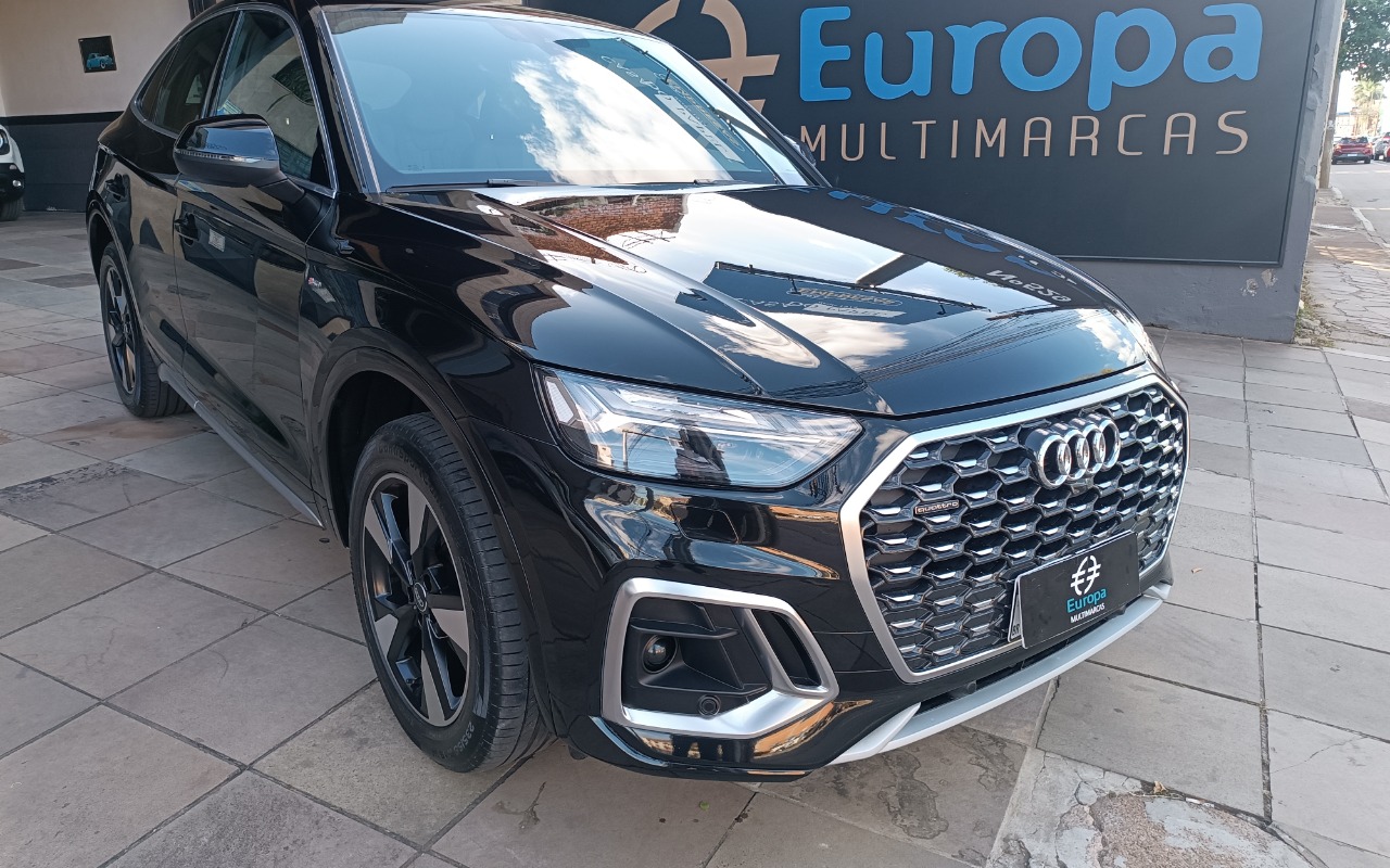 Audi Q5 Sportback S-Line 2.0 TFSI Quat.S-Tron na cor Preto no Porto Alegre / RS - 775368