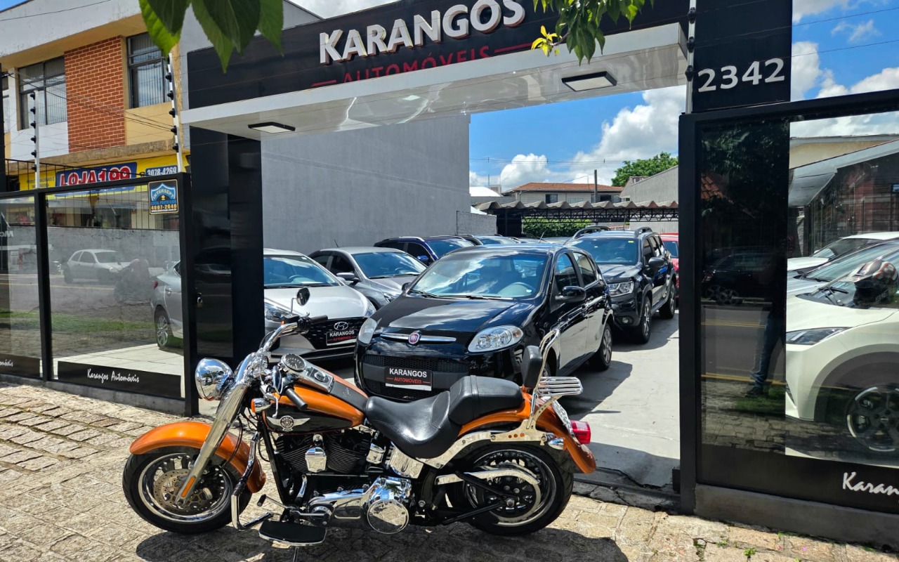 HARLEY-DAVIDSON FAT BOY FLSTF  na cor Laranja em Curitiba / PR - 781197