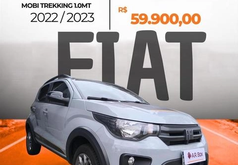 Fiat Mobi 2023 Cinza — foto 1 de 3