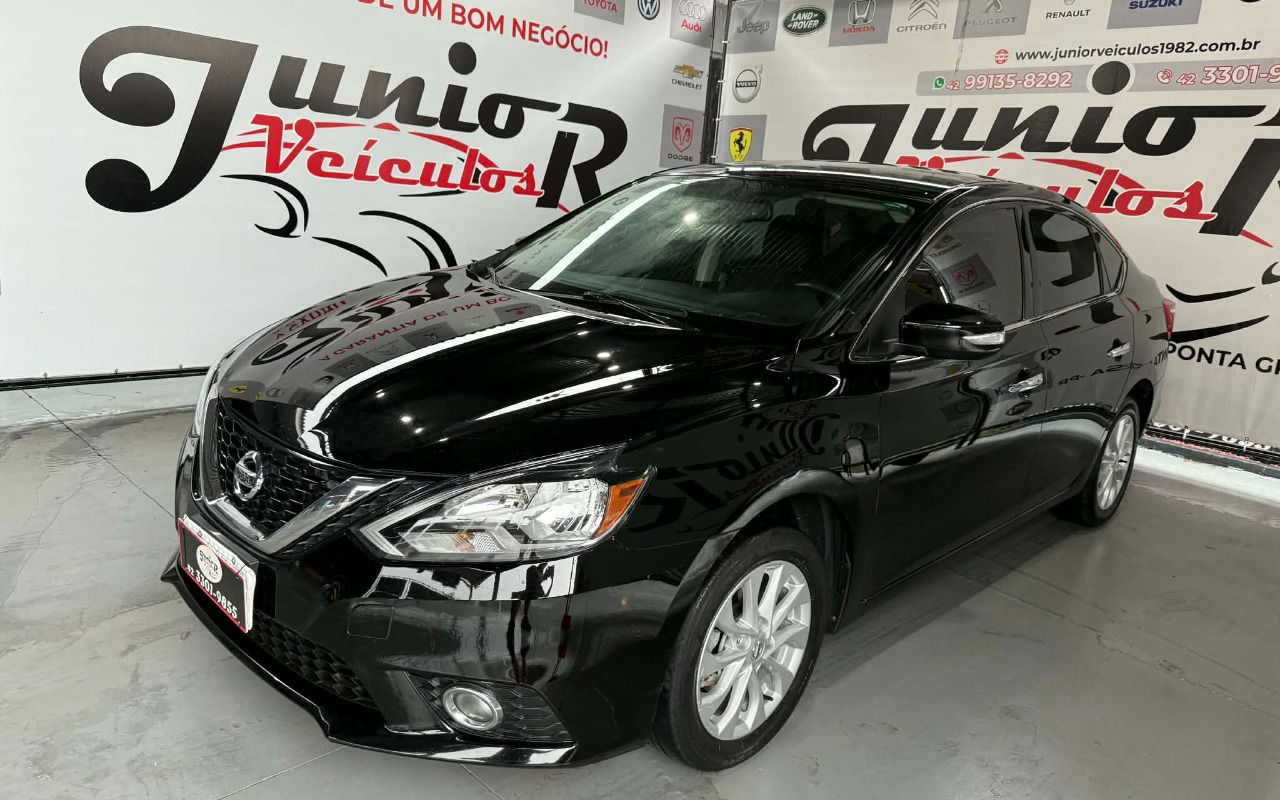 Nissan Sentra S 2.0 FlexStart 16V Aut. na cor Preto em Ponta Grossa / PR - 824676