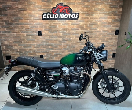 TRIUMPH Speed Twin 900cc STEALTH EDITION 2024 Verde — foto 1 de 3