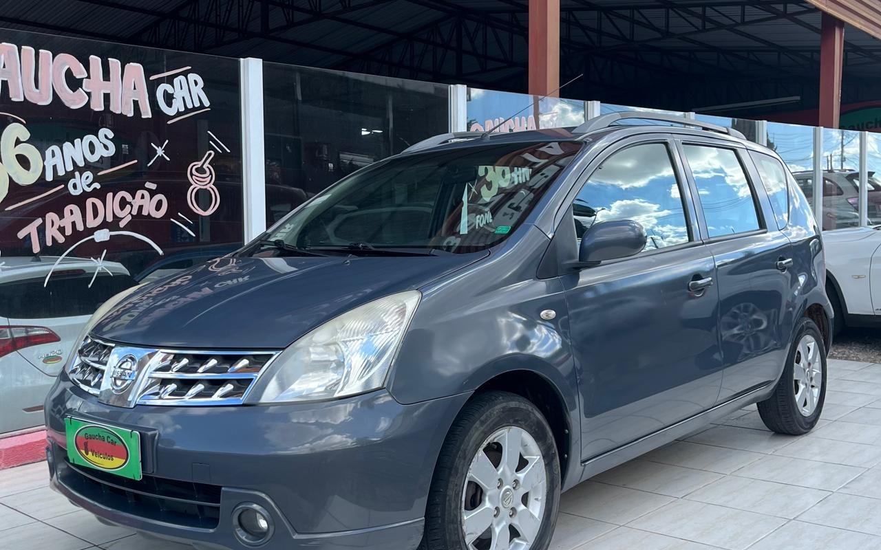 Nissan LIVINA SL 1.6 16V Flex Fuel 5p na cor Preto em Curitiba / PR - 862286