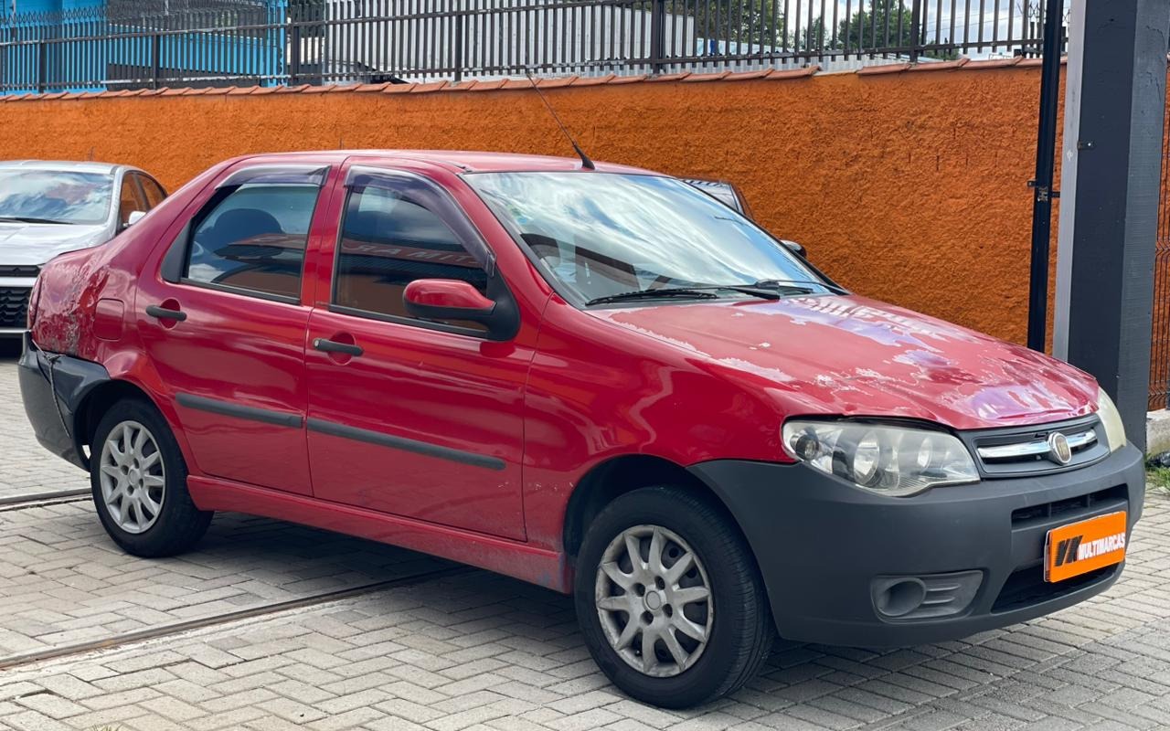 Fiat Siena Celebration 1.0 Fire Flex 8V 4p na cor Vermelho em Curitiba / PR - 864945