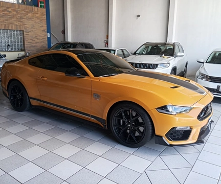 Ford Mustang MACH 1 5.0 V8 2022 Laranja — foto 1 de 3