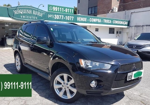 Mitsubishi OUTLANDER 2.0 16V 160cv Aut. 2012 Preto — foto 1 de 3
