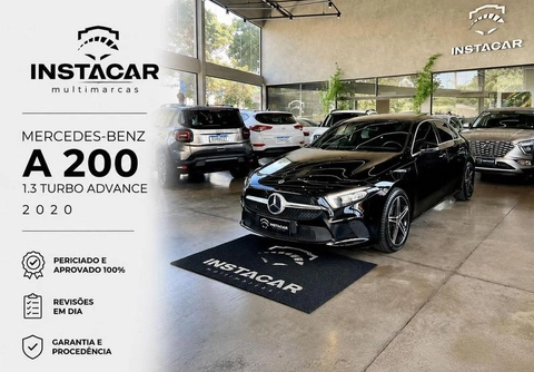 Mercedes-Benz A-200 1.3 TB Advance Aut. 2020 Preto — foto 1 de 3