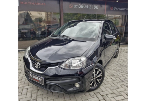 Toyota Etios 2018 Preto — foto 1 de 3