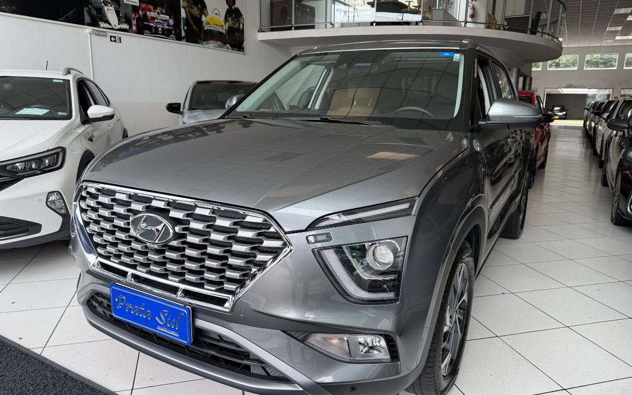 Hyundai Creta Platinum 1.0 TB 12V Flex Aut. na cor Cinza em Curitiba / PR - 883317