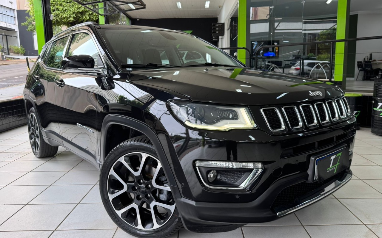 Jeep Compass LIMITED 2.0 4x2 Flex 16V Aut. na cor Preto em Londrina / PR - 921996