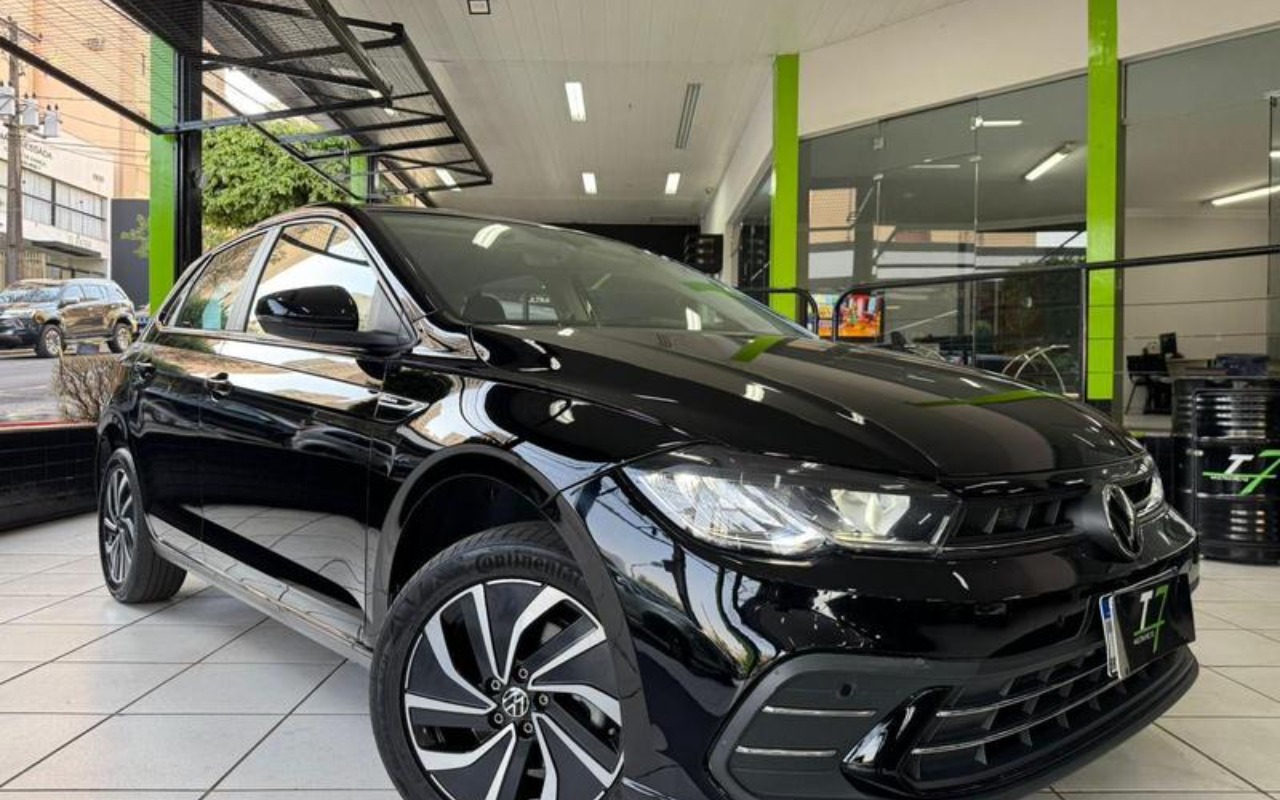 Volkswagen Polo Highline TSI 1.0 Flex 12V Aut. na cor Preto em Londrina / PR - 933482