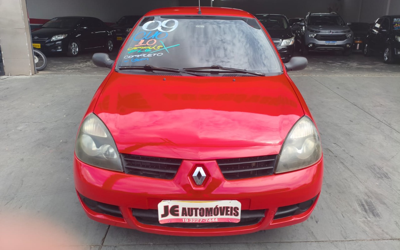 Renault Clio Campus Hi-Flex 1.0 16V 5p na cor Vermelho em Campinas / SP - 937731