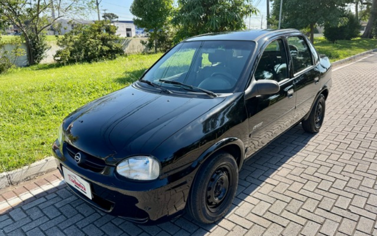 Chevrolet Corsa Sed Class.Spirit 1.0/1.0 FlexPower na cor Preto em Araucária / PR - 958357