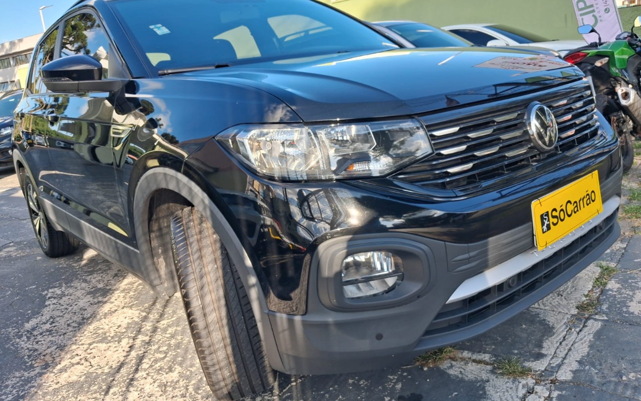 Volkswagen T-Cross 2022 Preto — foto 1 de 3