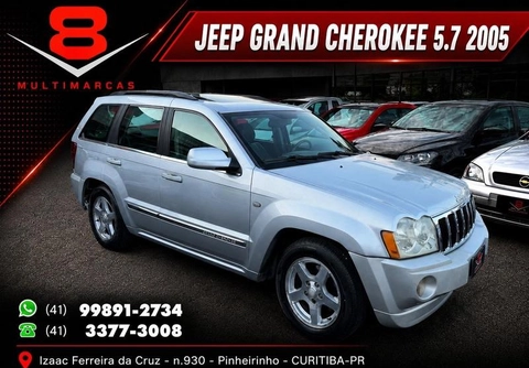 Jeep Grand Cherokee Limited 4.7 Aut. 2005 Prata — foto 1 de 3