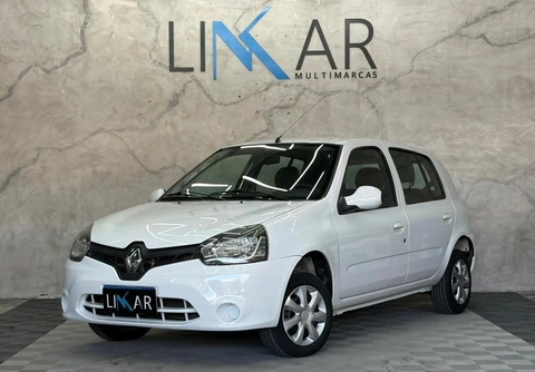 Renault Clio Hi-Flex 1.0 16V 3p 2016 Branco — foto 1 de 3