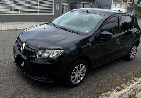 Renault Sandero 2018 Preto — foto 1 de 3