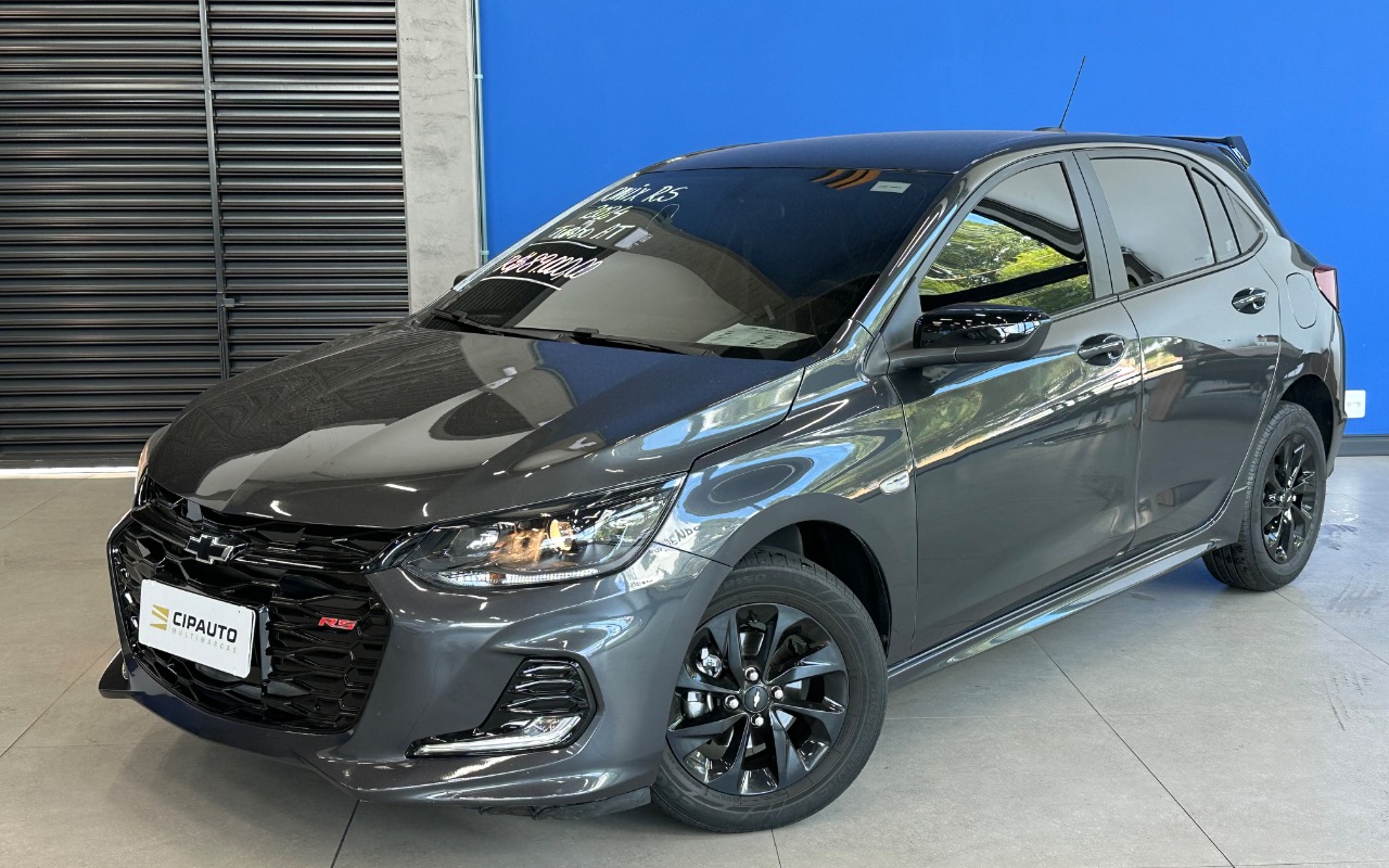 Chevrolet Onix HATCH RS 1.0 TB 12V Flex 5p Aut. na cor Cinza em Ponta Grossa / PR - 963371