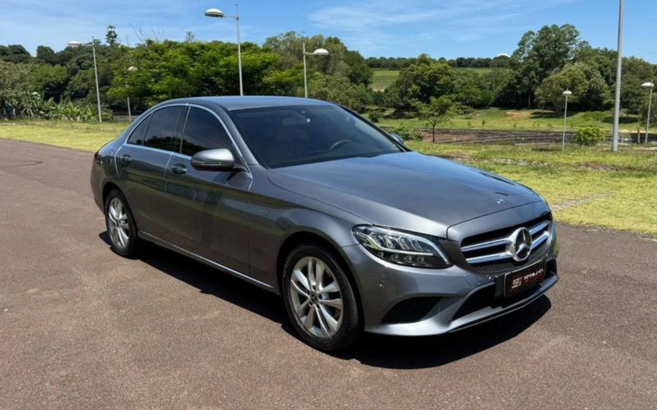 Mercedes-Benz C-180 CGI Avant. 1.6/1.6 FlexTB 16V Aut. na cor Cinza em Londrina / PR - 964075