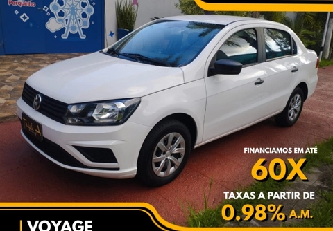 Volkswagen Voyage 1.0 Flex 12V 4p 2022 Branco — foto 1 de 3