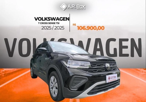 Volkswagen T-Cross 2025 Preto — foto 1 de 3