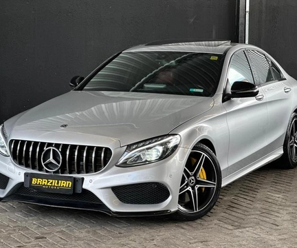 Mercedes-Benz C-300 Sport 2.0 16V Aut. 2018 Prata — foto 1 de 3